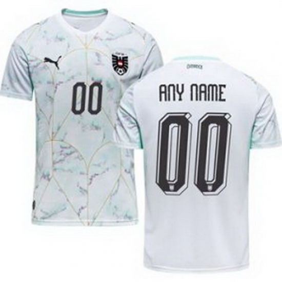 Men 00 Austria Custom World Cup Away Replica Jersey 2 - Ujersey