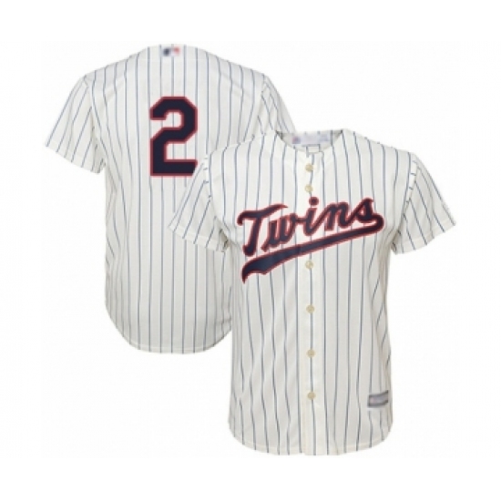 Youth Minnesota Twins #2 Luis Arraez Authentic Cream Alternate Cool Base Baseball Player Jersey - Ujersey
