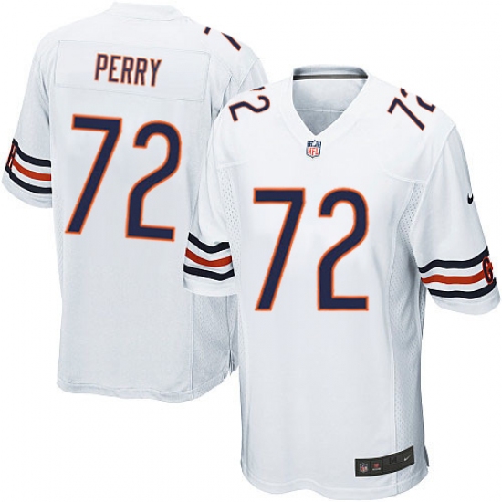 Men's Nike Chicago Bears #72 William Perry Game White NFL Jersey - Ujersey