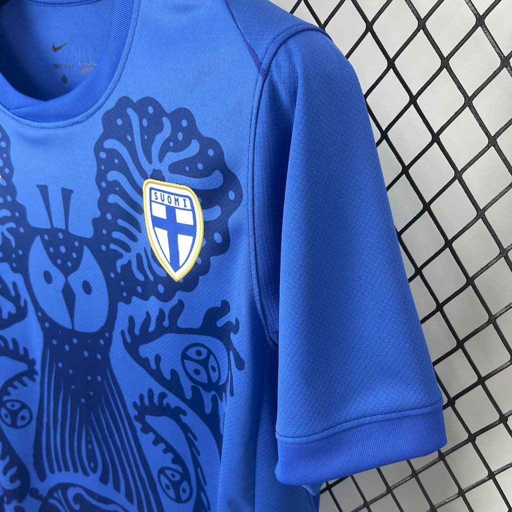 Finland Soccer Jersey Away Custom Shirt 2025 - ujerseystore