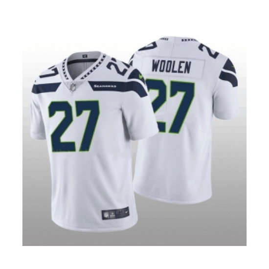 Men's Seattle Seahawks #27 Tariq Woolen White Vapor Untouchable Stitched Football Jersey - Ujersey