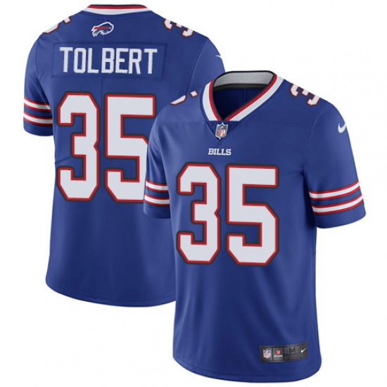 Youth Nike Buffalo Bills #35 Mike Tolbert Royal Blue Team Color Vapor Untouchable Limited Player NFL Jersey - Ujersey