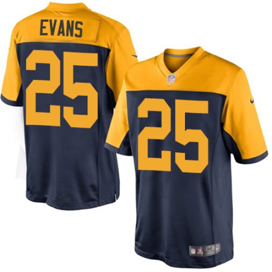 Youth Nike Green Bay Packers #25 Marwin Evans Navy Blue Alternate Vapor Untouchable Elite Player NFL Jersey - Ujersey