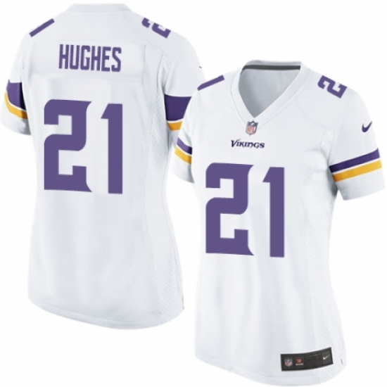 Women's Nike Minnesota Vikings #21 Mike Hughes Game White NFL Jersey - Ujersey
