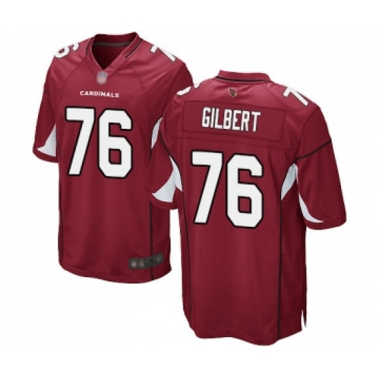 Men's Arizona Cardinals #76 Marcus Gilbert Game Red Team Color Football Jersey - Ujersey