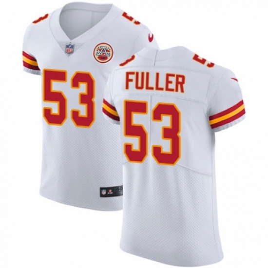 Men's Nike Kansas City Chiefs #53 Anthony Hitchens White Vapor Untouchable Elite Player NFL Jersey - Ujersey