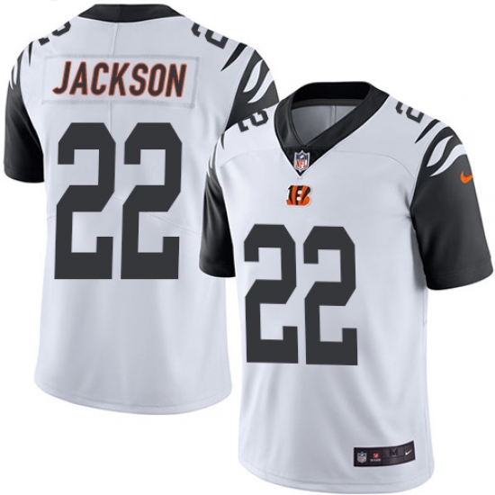 Men's Nike Cincinnati Bengals #22 William Jackson Limited White Rush Vapor Untouchable NFL Jersey - Ujersey