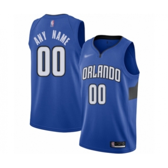 Men's Orlando Magic Customized Swingman Blue Finished Basketball Jersey - Statement Edition - Ujersey