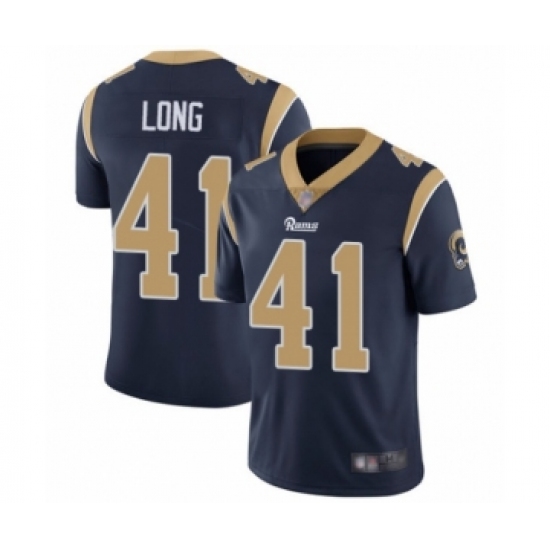 Youth Los Angeles Rams #41 David Long Navy Blue Team Color Vapor Untouchable Limited Player Football Jersey - Ujersey