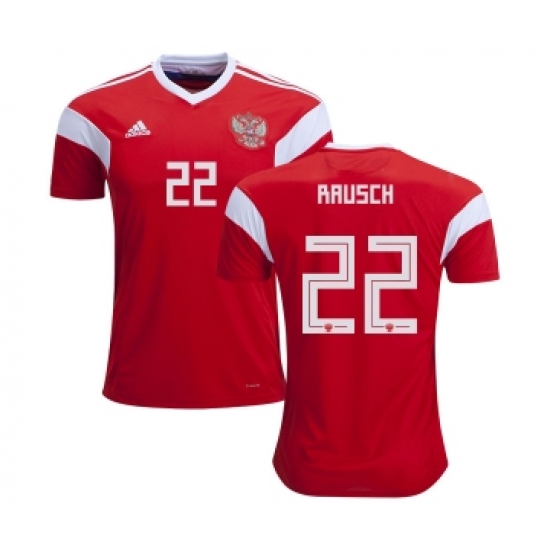 Russia #22 Rausch Home Soccer Country Jersey