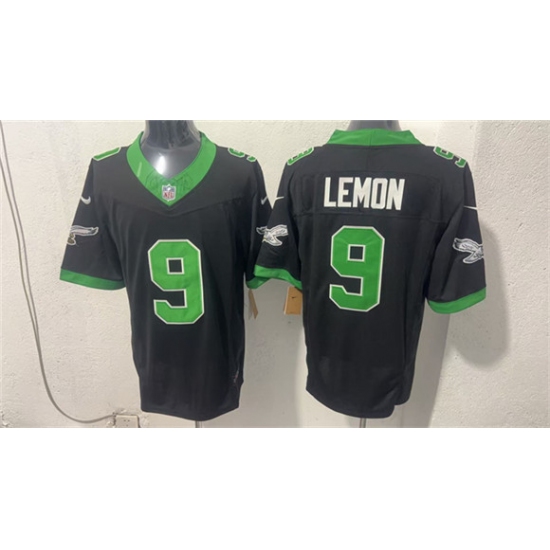 Men's Philadelphia Eagles #9 Makai Lemon Black 2026 Draft F.U.S.E Vapor Untouchable Limited Football Stitched Jersey - Ujersey
