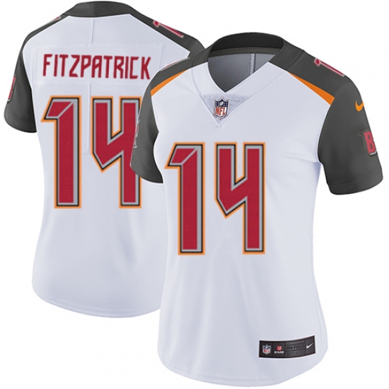 Women's Nike Tampa Bay Buccaneers #14 Ryan Fitzpatrick Elite White NFL Jersey - Ujersey