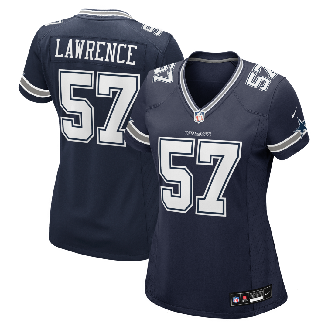 Women's Dallas Cowboys Malachi Lawrence Nike Navy Game Jersey - U-jersey