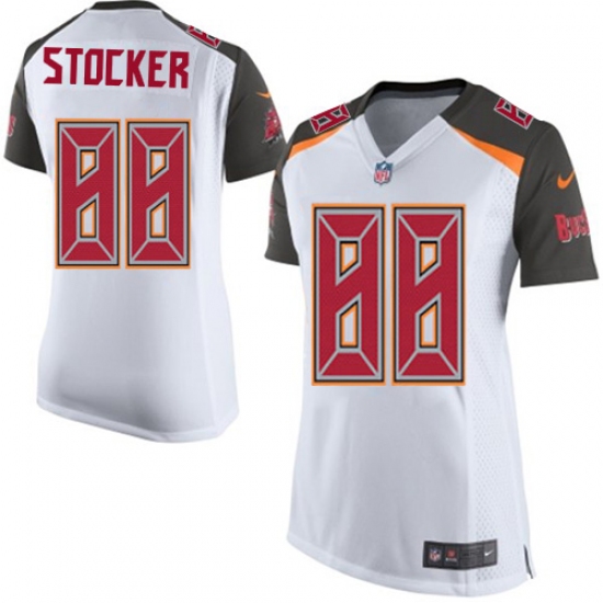 Women's Nike Tampa Bay Buccaneers #88 Luke Stocker Game White NFL Jersey - Ujersey