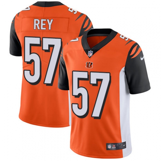 Youth Nike Cincinnati Bengals #57 Vincent Rey Vapor Untouchable Limited Orange Alternate NFL Jersey - Ujersey