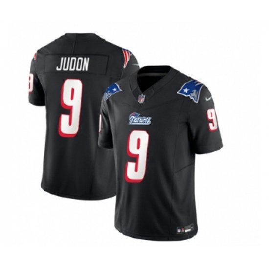 Men's Nike New England Patriots #9 Matthew Judon Black 2023 F.U.S.E. Vapor Limited Football Stitched Jersey - Ujersey