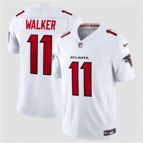 Men's Atlanta Falcons #11 Jalon Walker White 2026 New F.U.S.E. Vapor Untouchable Limited Football Stitched Jersey - Ujersey