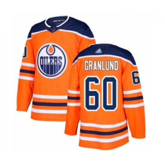 Youth Edmonton Oilers #60 Markus Granlund Authentic Orange Home Hockey Jersey - Ujersey