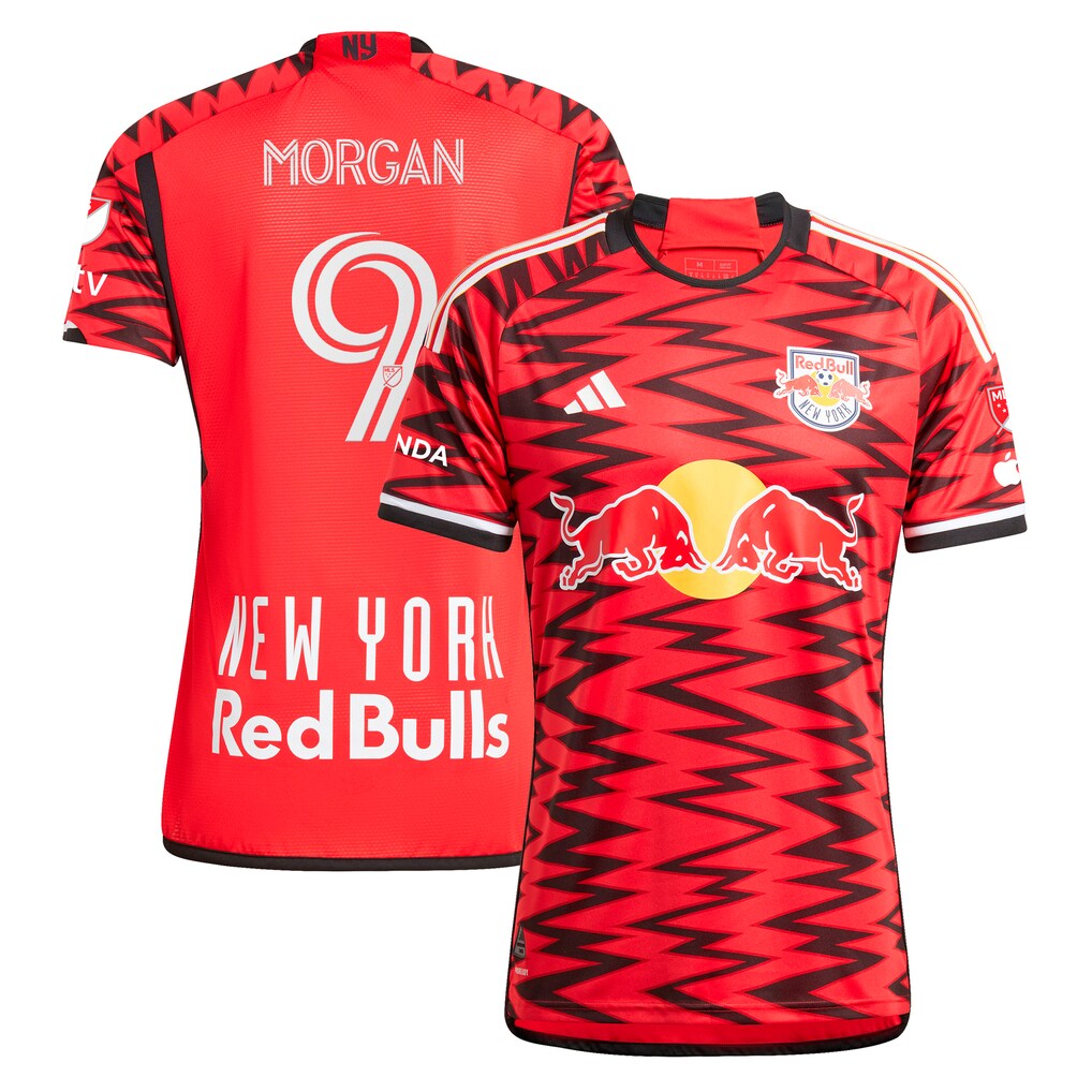 Men's New York Red Bulls Lewis Morgan adidas Red 2024 Legacy Authentic Player Jersey - Ujersey