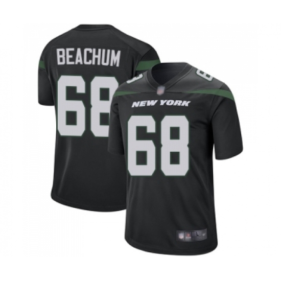 Men's New York Jets #68 Kelvin Beachum Game Black Alternate Football Jersey - Ujersey