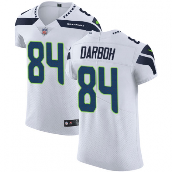 Men's Nike Seattle Seahawks #84 Amara Darboh White Vapor Untouchable Elite Player NFL Jersey - Ujersey