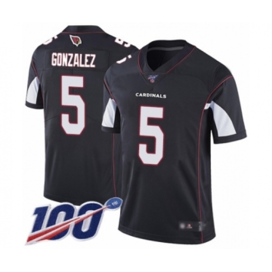 Men's Arizona Cardinals #5 Zane Gonzalez Black Alternate Vapor Untouchable Limited Player 100th Season Football Jersey - Ujersey