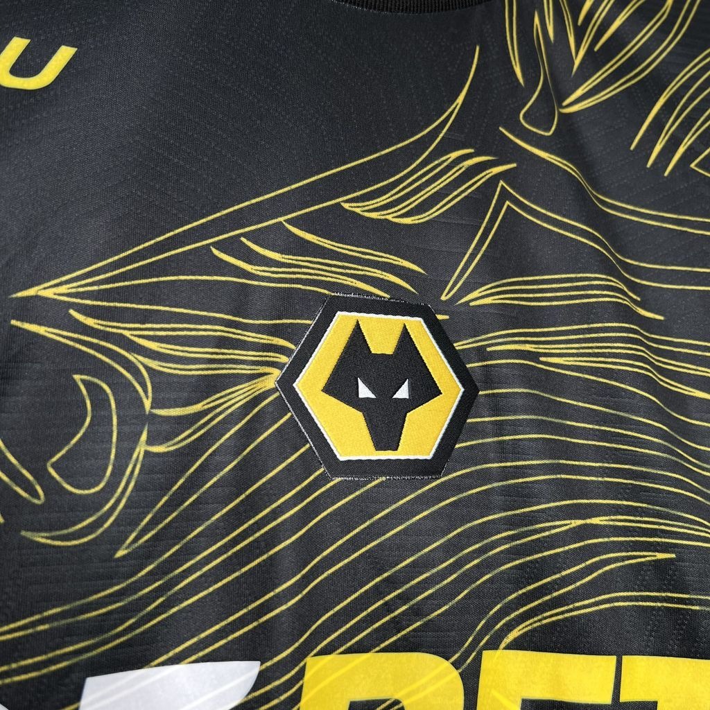 Wolves Football Jersey Away Custom Shirt 2024/25 - ujerseystore