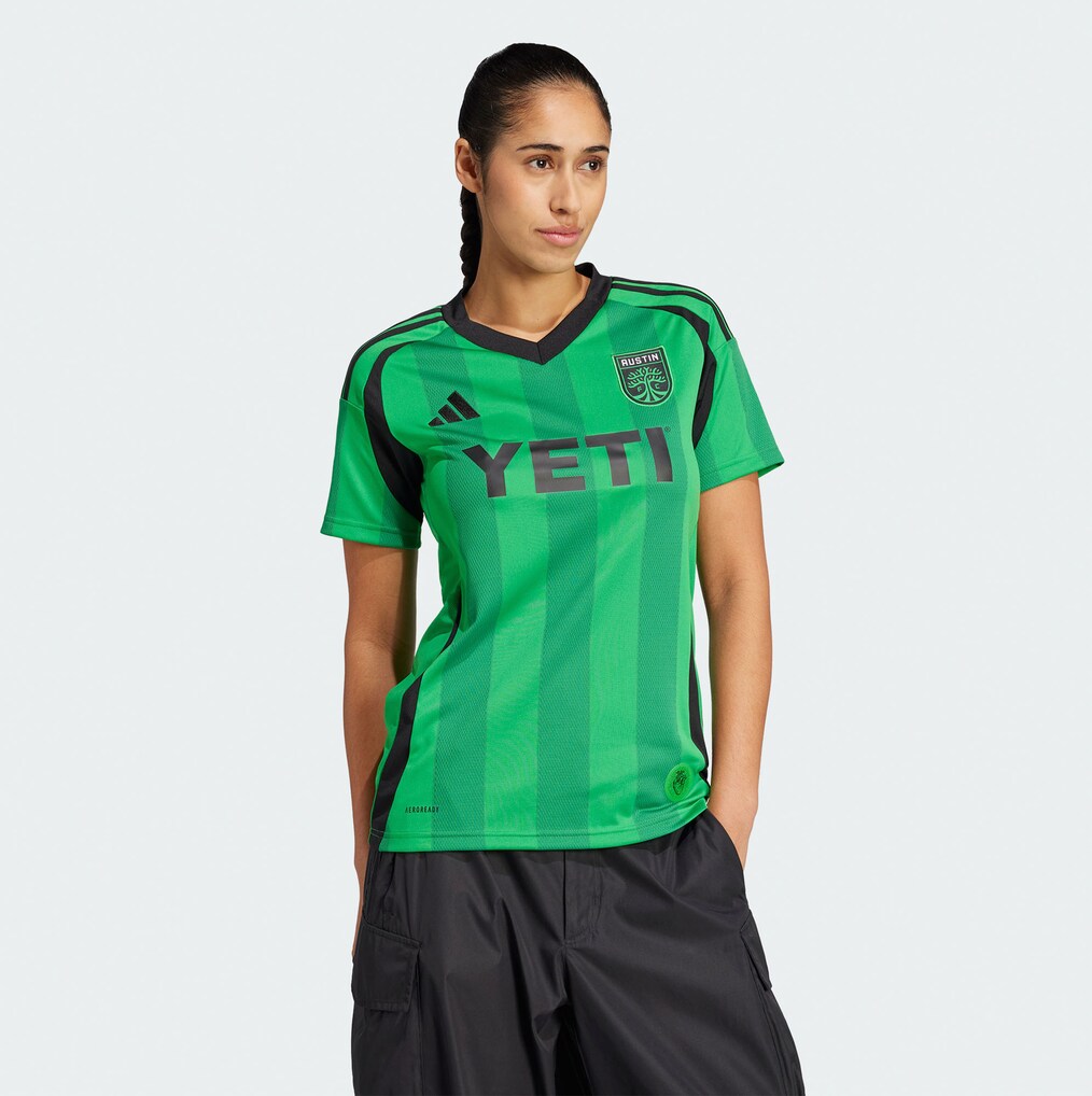 Women's Austin FC adidas Green 2025 The Heartbeat Kit Replica Jersey - Ujersey