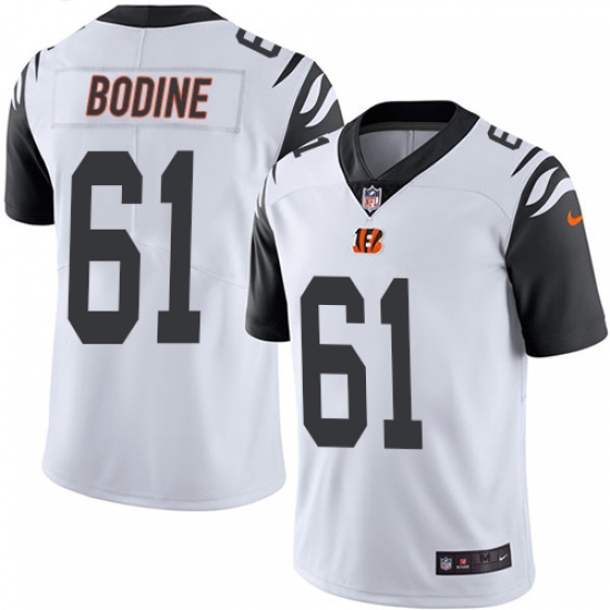 Youth Nike Cincinnati Bengals #61 Russell Bodine Limited White Rush Vapor Untouchable NFL Jersey - Ujersey