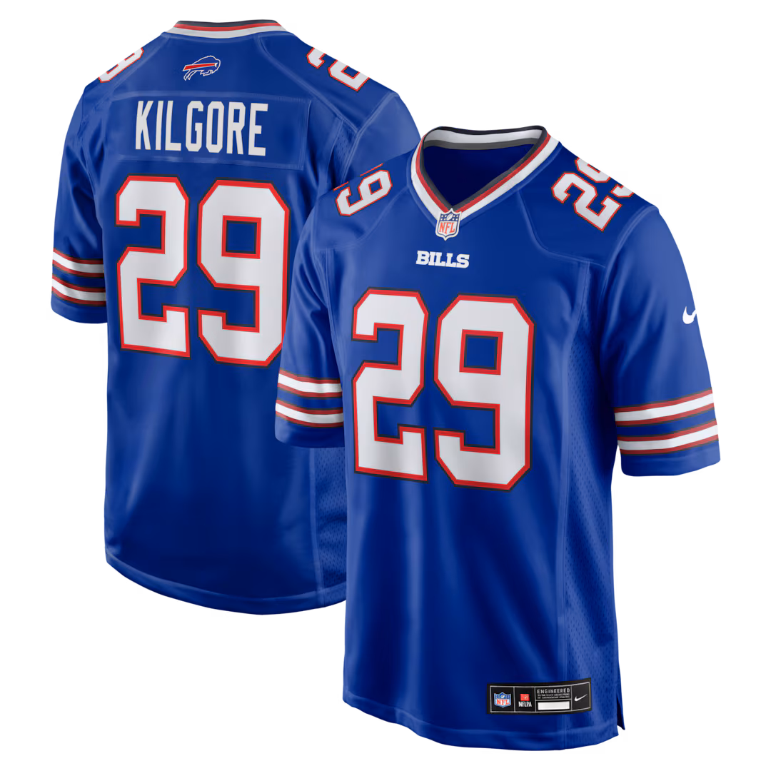 Men's Buffalo Bills Jalon Kilgore Nike Royal Team Game Jersey - Ujersey