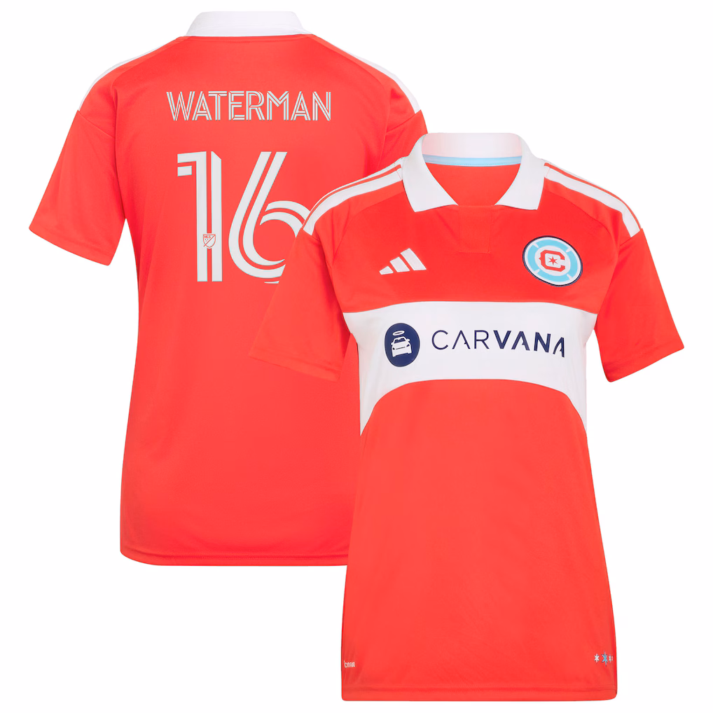 Women's Chicago Fire Joel Waterman adidas Red 2026 Forever Red Replica Jersey - Ujersey NHL