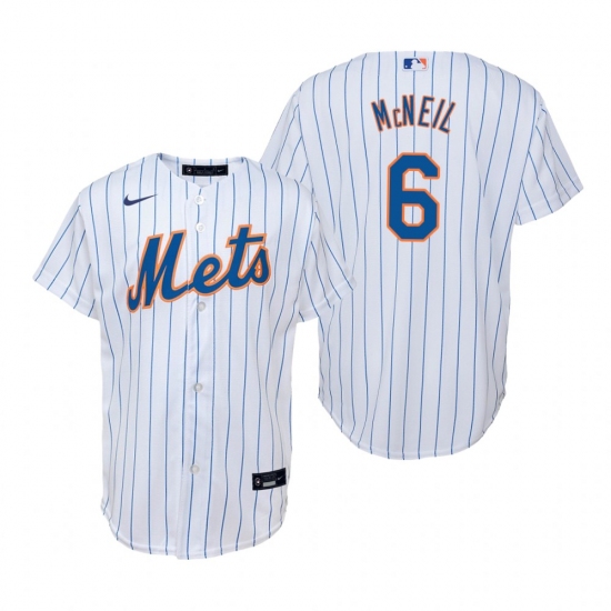 Men's Nike New York Mets #6 Jeff McNeil White Home Stitched Baseball Jersey - Ujersey