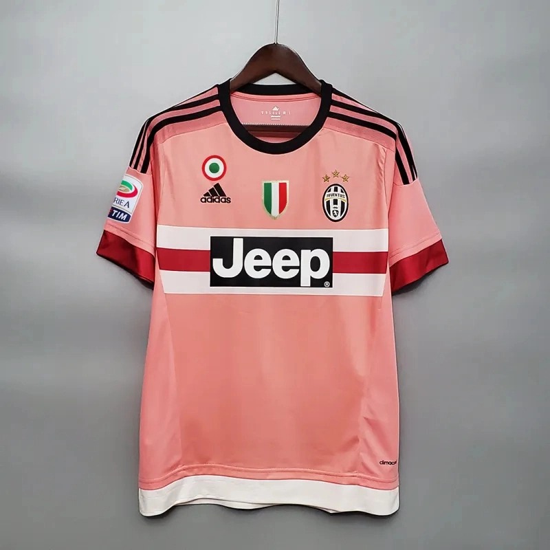 Juventus Retro Soccer Jersey Away Custom Shirt 2015-16 - Ujersey NHL