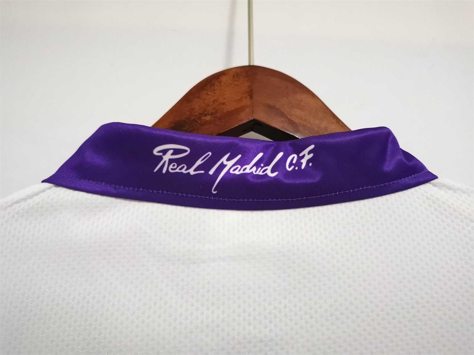 Real Madrid Retro Jersey Home Custom Soccer Shirt 1997-98 - U-jersey