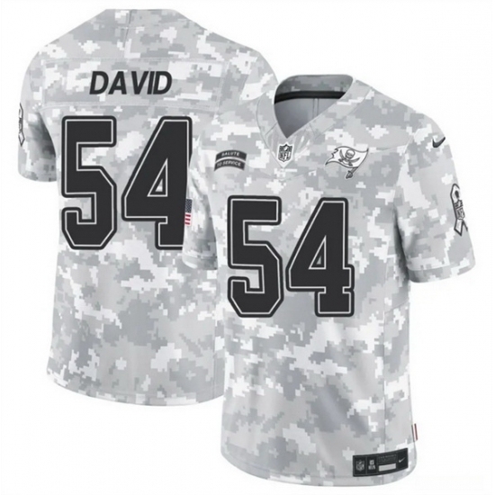 Men's Tampa Bay Buccaneers #54 Lavonte David 2024 F U S E Arctic Camo Salute To Service Limited Stitched Football Jersey
