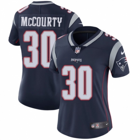 Women's Nike New England Patriots #30 Jason McCourty Navy Blue Team Color Vapor Untouchable Limited Player NFL Jersey - Ujersey