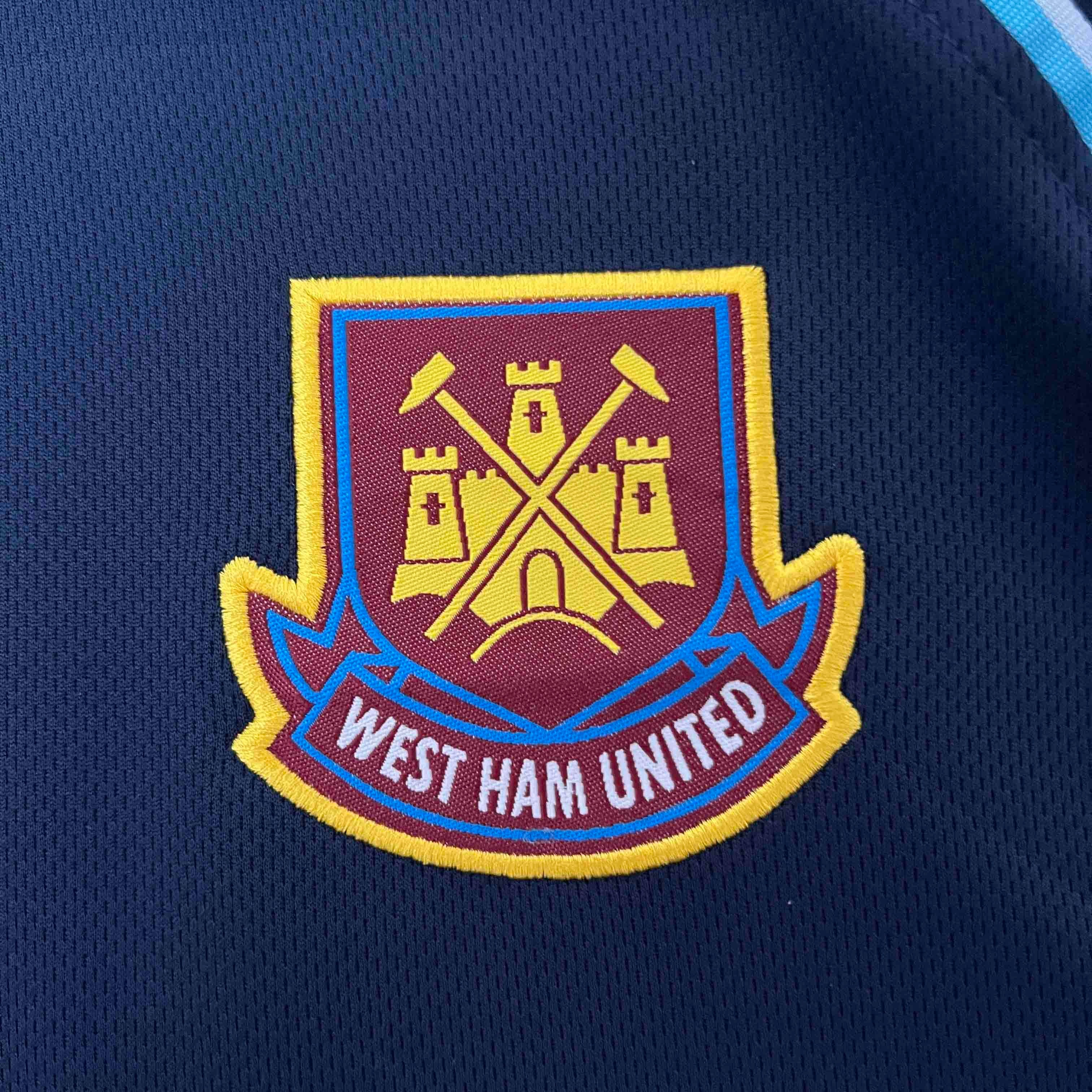 West Ham United Retro Football Jersey Third Away Custom Shirt 1999/01 - ujerseystore