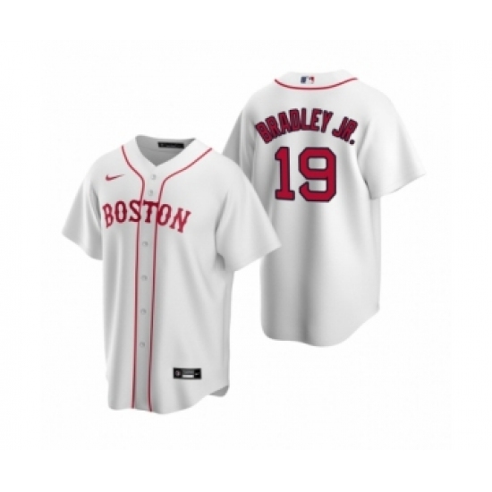 Men's Boston Red Sox #19 Jackie Bradley Jr. Nike White Replica Alternate Jersey - Ujersey