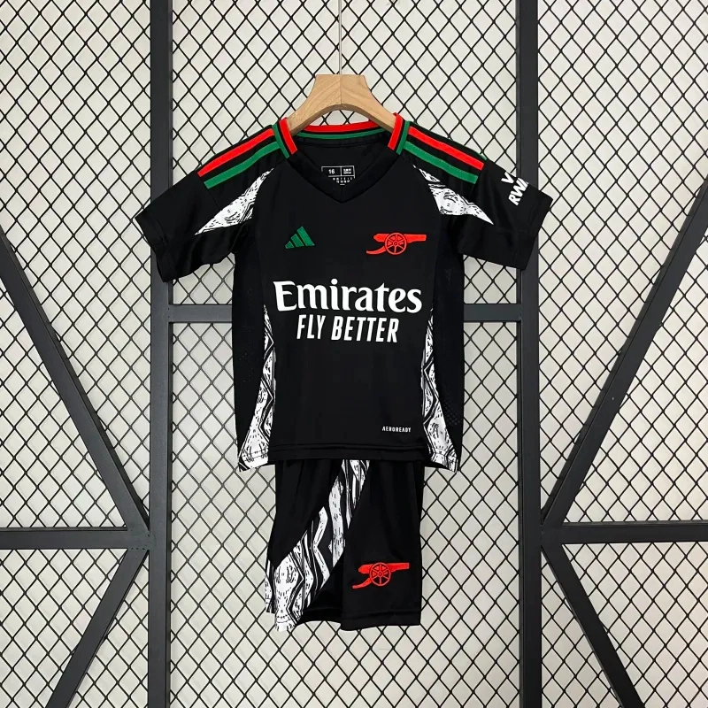 Arsenal Soccer Jersey Away Kids Kit Jersey+Shorts 2024/25