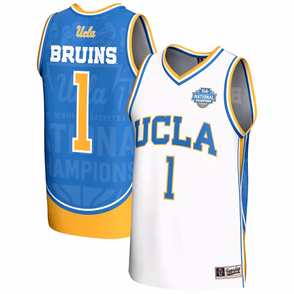 Youth GameDay Greats White UCLA Bruins 2026 NCAA Women's Basketball National Champions Lightweight Jersey