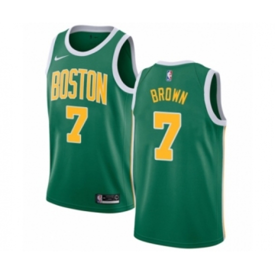 Women's Nike Boston Celtics #7 Jaylen Brown Green Swingman Jersey - Earned Edition - Ujersey