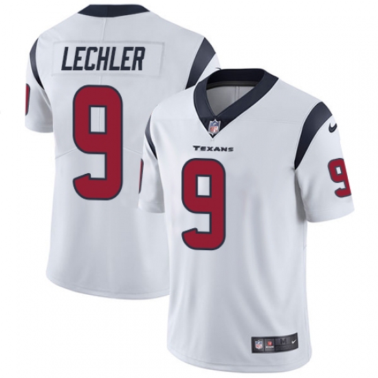 Men's Nike Houston Texans #9 Shane Lechler Limited White Vapor Untouchable NFL Jersey - Ujersey