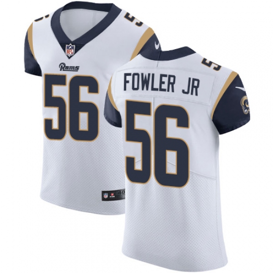 Men's Nike Los Angeles Rams #56 Dante Fowler Jr White Vapor Untouchable Elite Player NFL Jersey - Ujersey