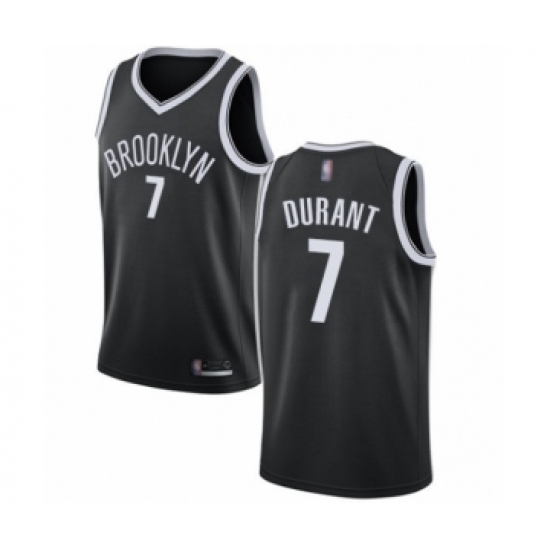Women's Brooklyn Nets #7 Kevin Durant Authentic Black Basketball Jersey - Icon Edition - Ujersey