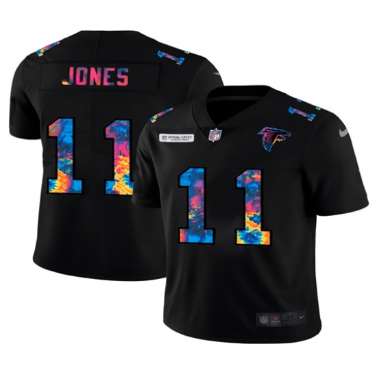 Men's Atlanta Falcons #11 Julio Jones Rainbow Version Nike Limited Jersey - Ujersey