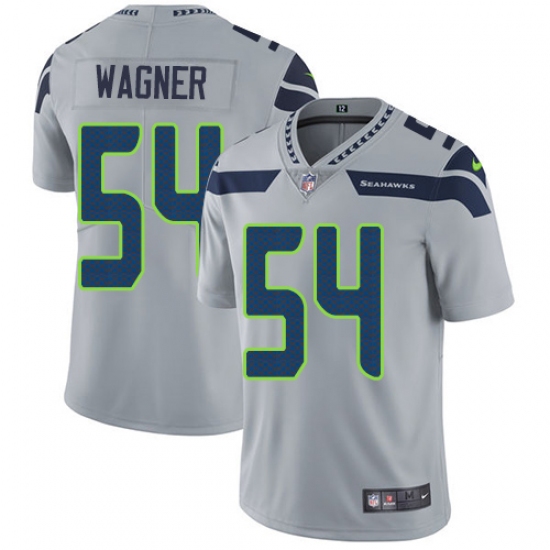 Youth Nike Seattle Seahawks #54 Bobby Wagner Grey Alternate Vapor Untouchable Limited Player NFL Jersey - Ujersey