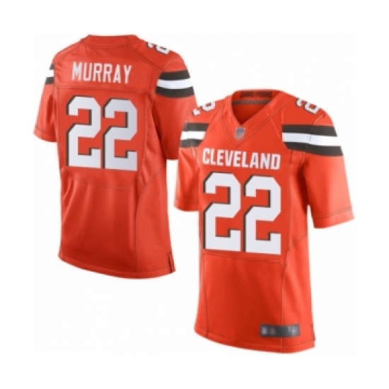 Men's Cleveland Browns #22 Eric Murray Elite Orange Alternate Football Jersey - Ujersey