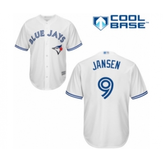 Youth Toronto Blue Jays #9 Danny Jansen Authentic White Home Baseball Player Jersey - Ujersey