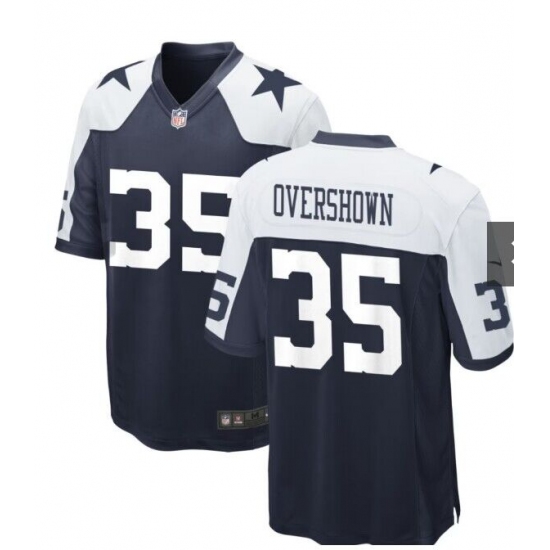 Men's Dallas Cowboys #35 Overshown Nike Navy 2023 NFL Draft First Round Pick Limited Jersey - Ujersey