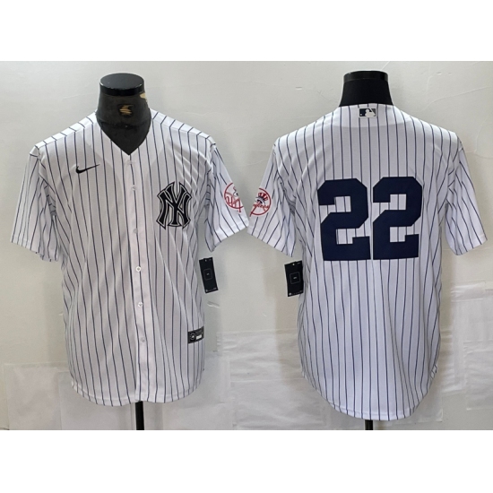 Men's New York Yankees #22 Juan Soto White With 2024 Cool Base Stitched Jersey - Ujersey